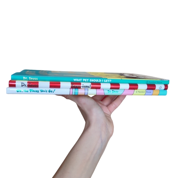 Bundle of Dr. Seuss classic hardcover books, set of 3, Oh the Places You'll Go - Picture 2 of 4